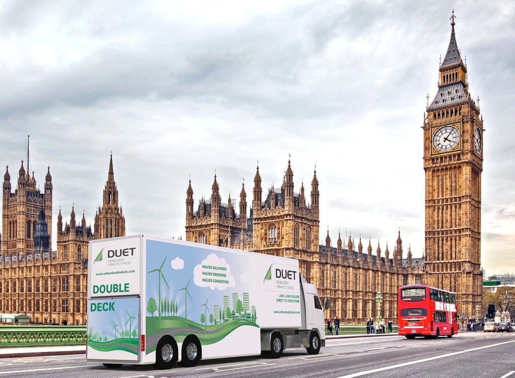 Transdek says Urban Double Deck Trailers Could Save 520 million Road Miles a Year