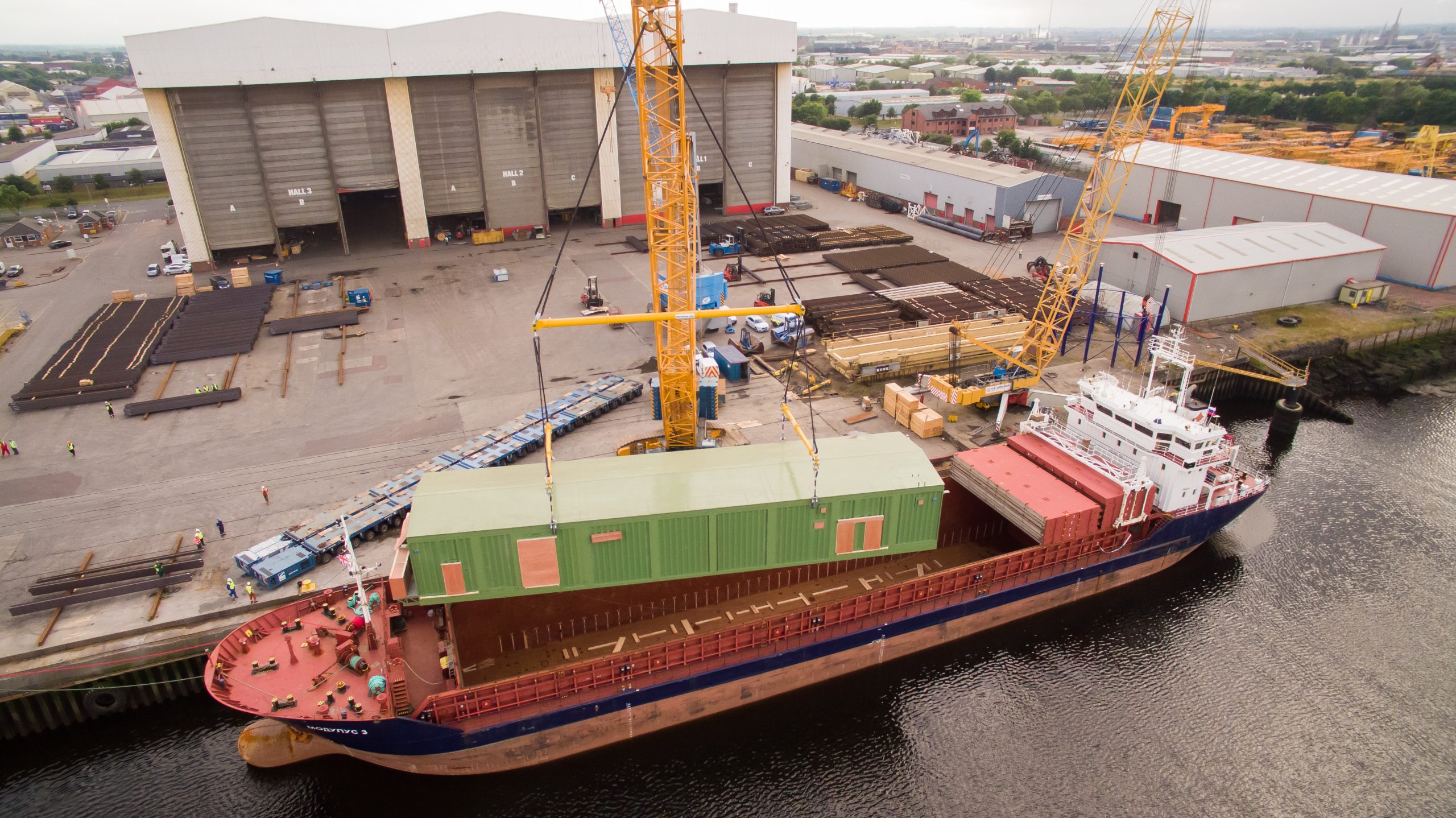 AV Dawson’s North Sea Supply Base Undertakes its Biggest Lift of the Year