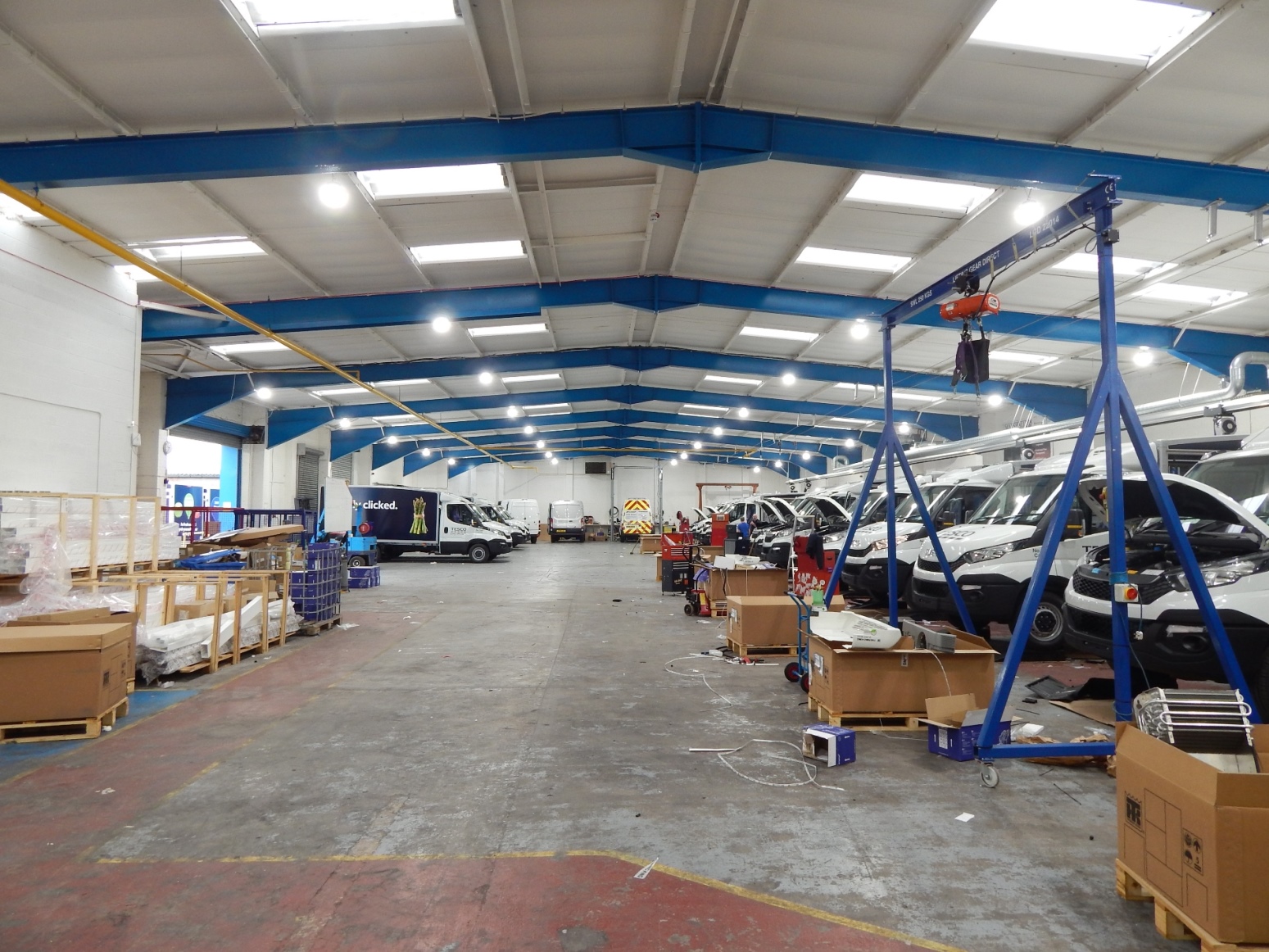 Marshall Fleet Solutions has Lighting Upgraded at Two Depots