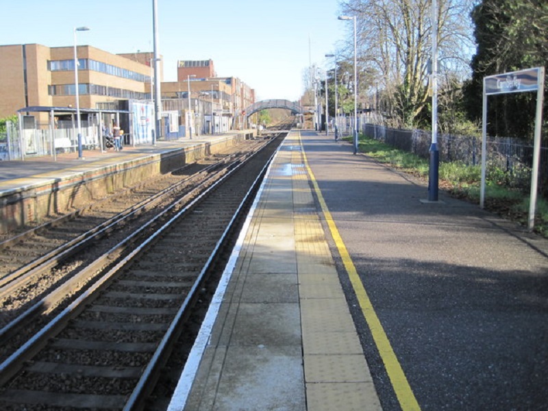 Extended Platforms at Camberley Station Has Been Completed