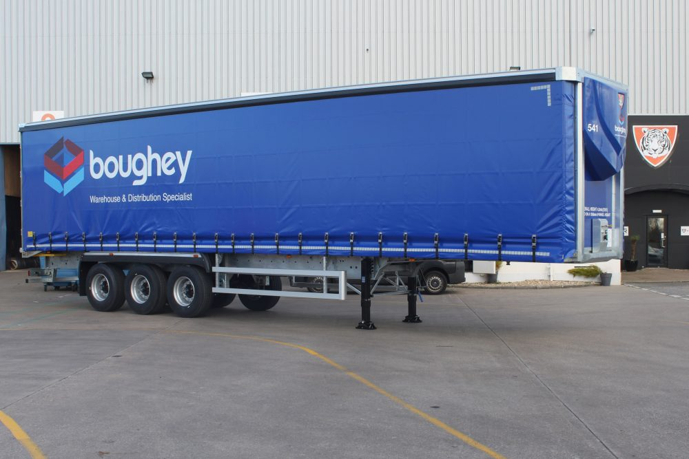 Boughey Distribution Work to Replace Vehicles with Tiger Trailers