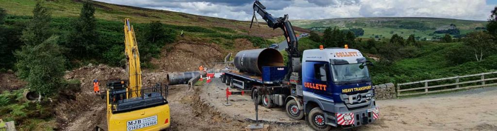Collett Delivers Crane Vehicle for Flood Damaged Dales