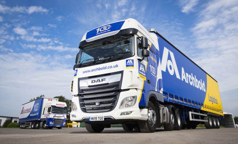 Archbold Logistics Takes Delivery of DAF Vehicles