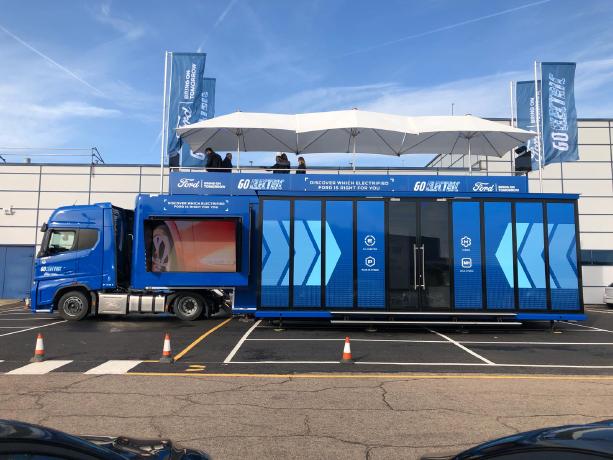 Schuler Delivers Event Truck for 'Go Electric' Ford Campaign