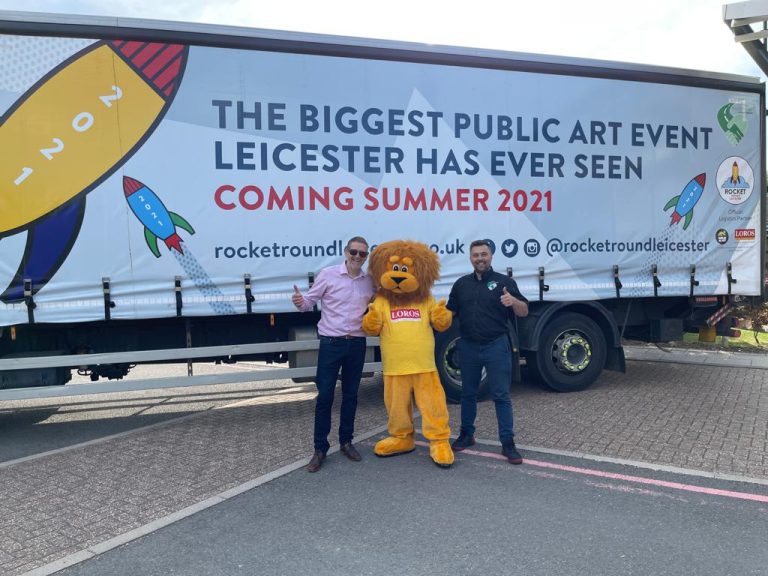 Trucklink Kicks off Rocket Round Leicester Charity Event with Bespoke Truck