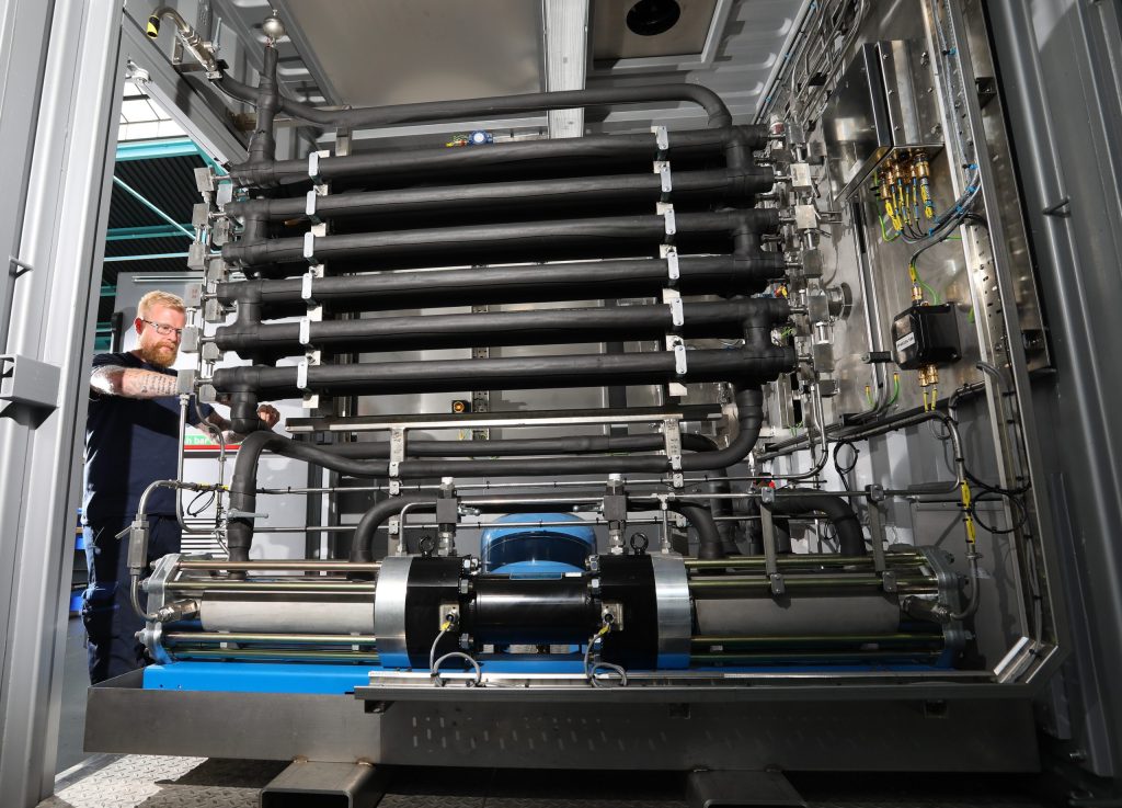Haskel Hydrogen Systems to Supply Hydrogen Refuelling Stations