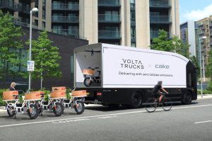 Volta Trucks partners up with Cake