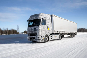 Mercedes-Benz tests electric trucks in Arctic Circle