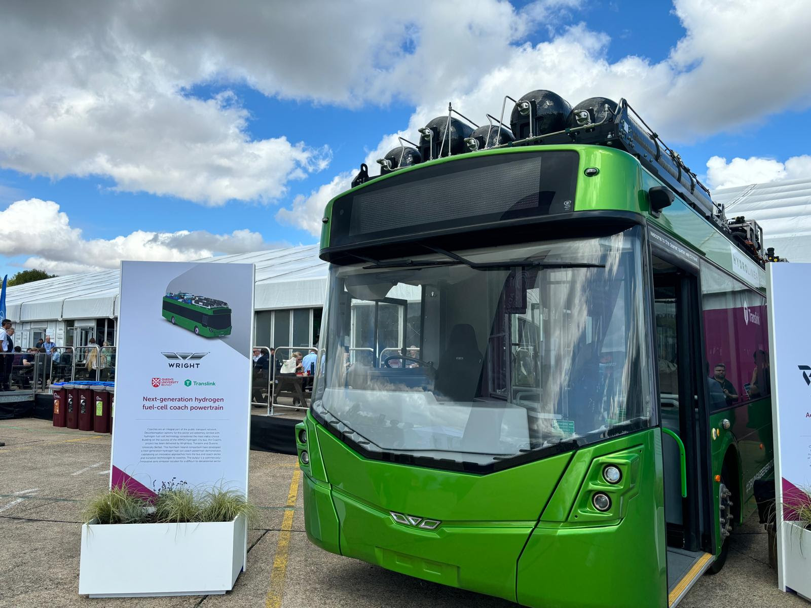 Wrightbus Develops Long-Range Hydrogen Coach