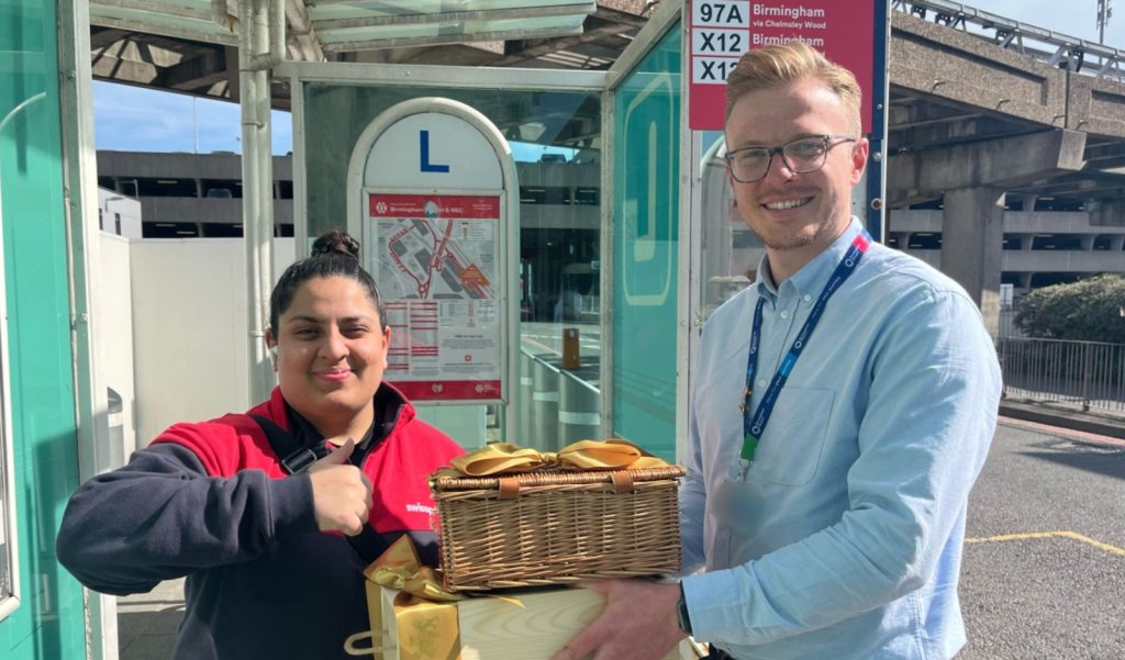 National Express West Midlands & Birmingham Airport celebrate