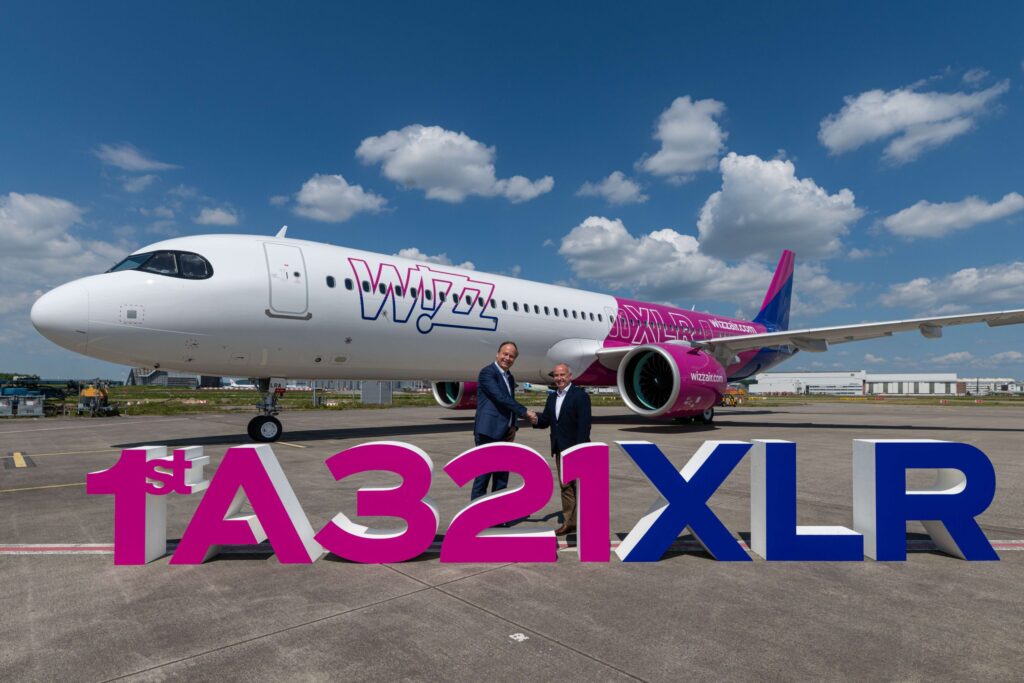 Airbus Delivers 1st Pratt & Whitney Powered A321XLR to Wizz Air