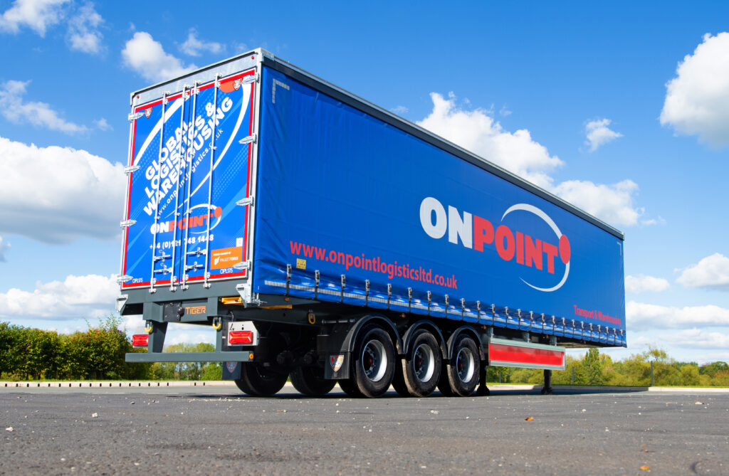 Onpoint Logistics Adds 26 Tiger Curtainsider Trailers to Fleet
