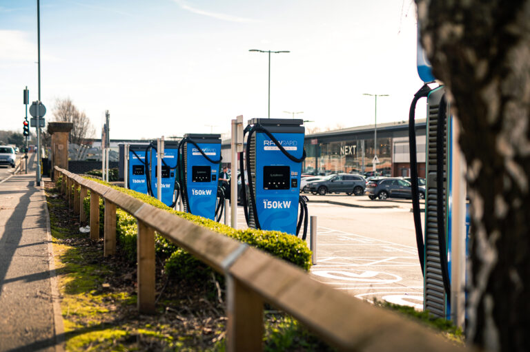 RAW Charging and Landsec: Chesterfield’s EV Charging Hub