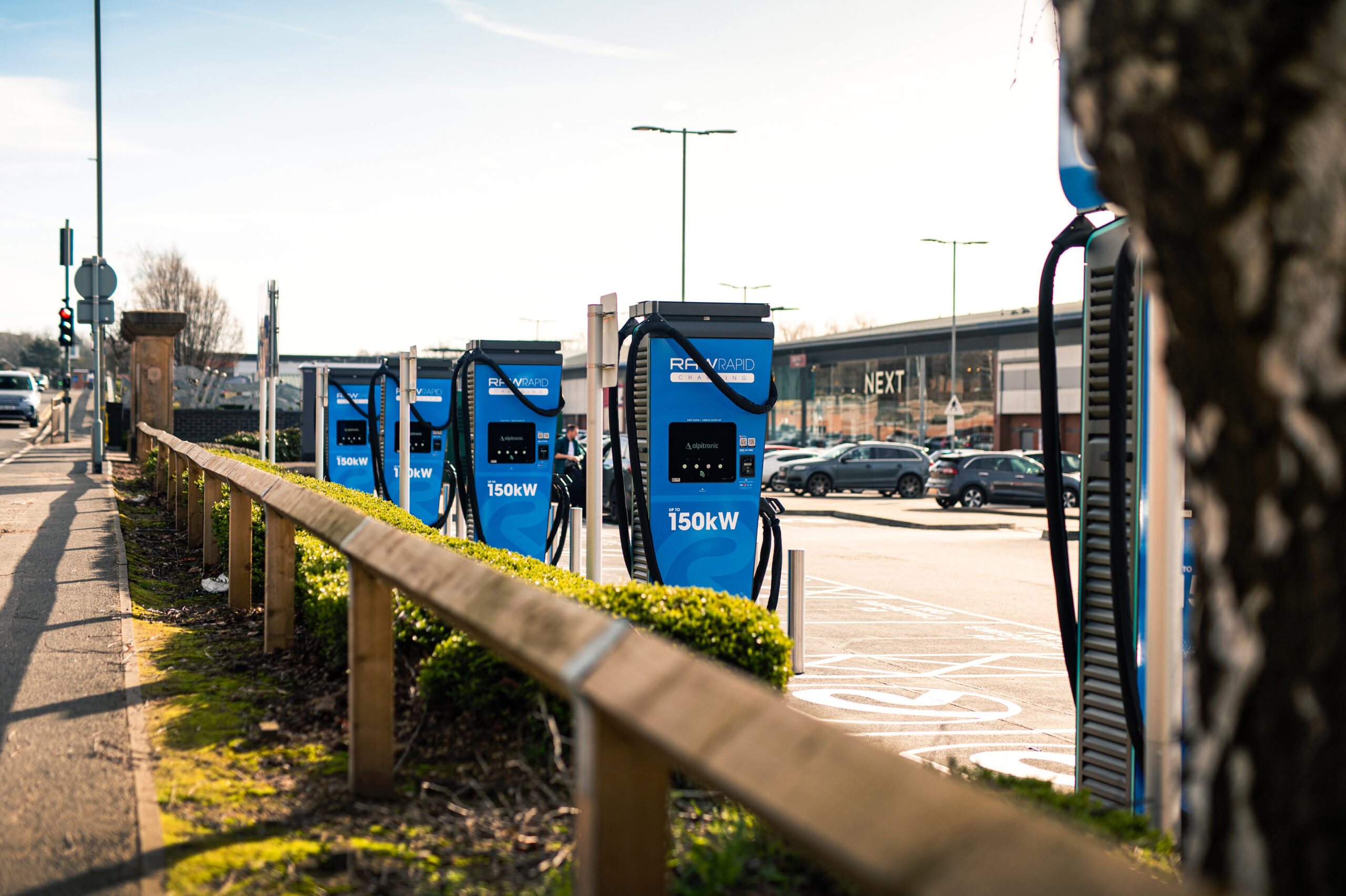RAW Charging and Landsec: Chesterfield’s EV Charging Hub