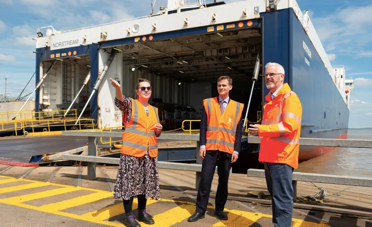 Port of Tilbury Welcomes Minister, Keir Mather MP