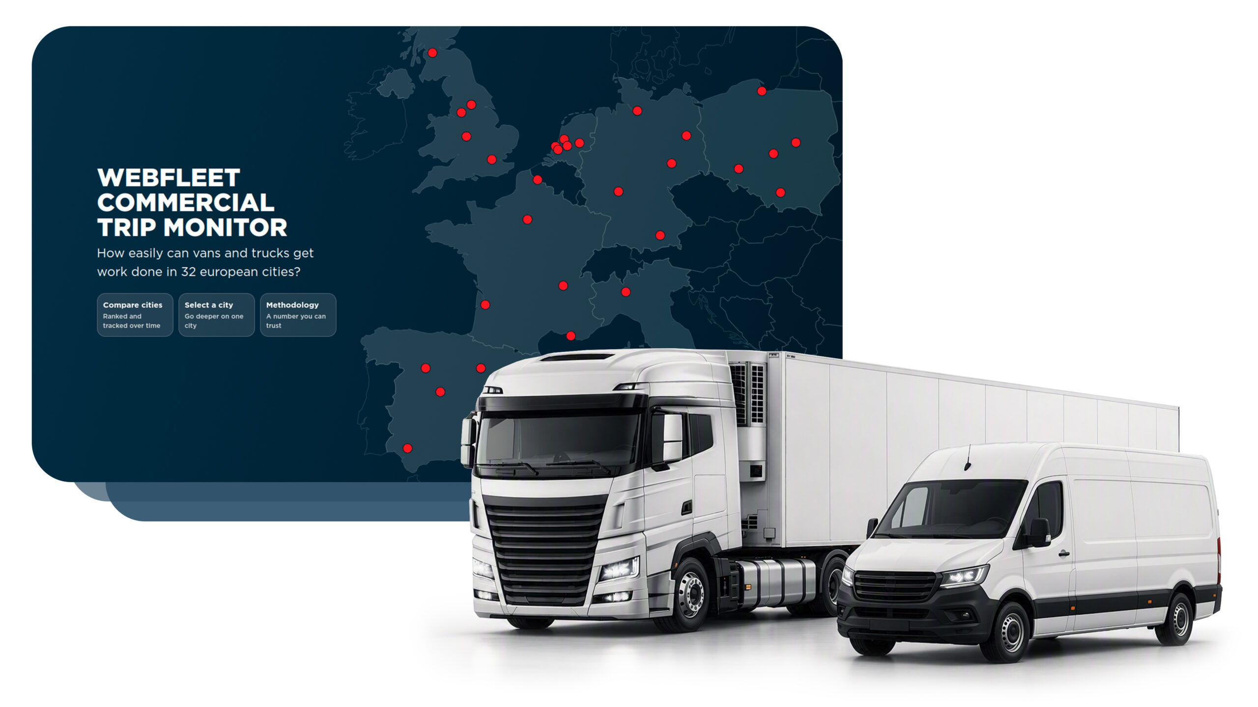 Webfleet Commercial Trip Monitor Reveals Europe’s Cities