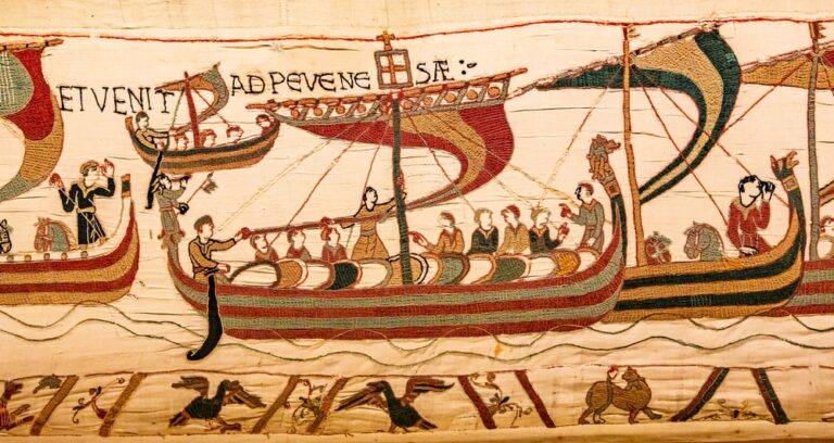 Logistics, Thread Holding Bayeux Tapestry Exhibit Together